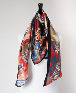 Chinese Opera / Kabuki Silk Scarf - X Large