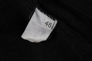 Knitted Dress / Coatigan - Grey 100% Wool - Vintage - M  / UK 12