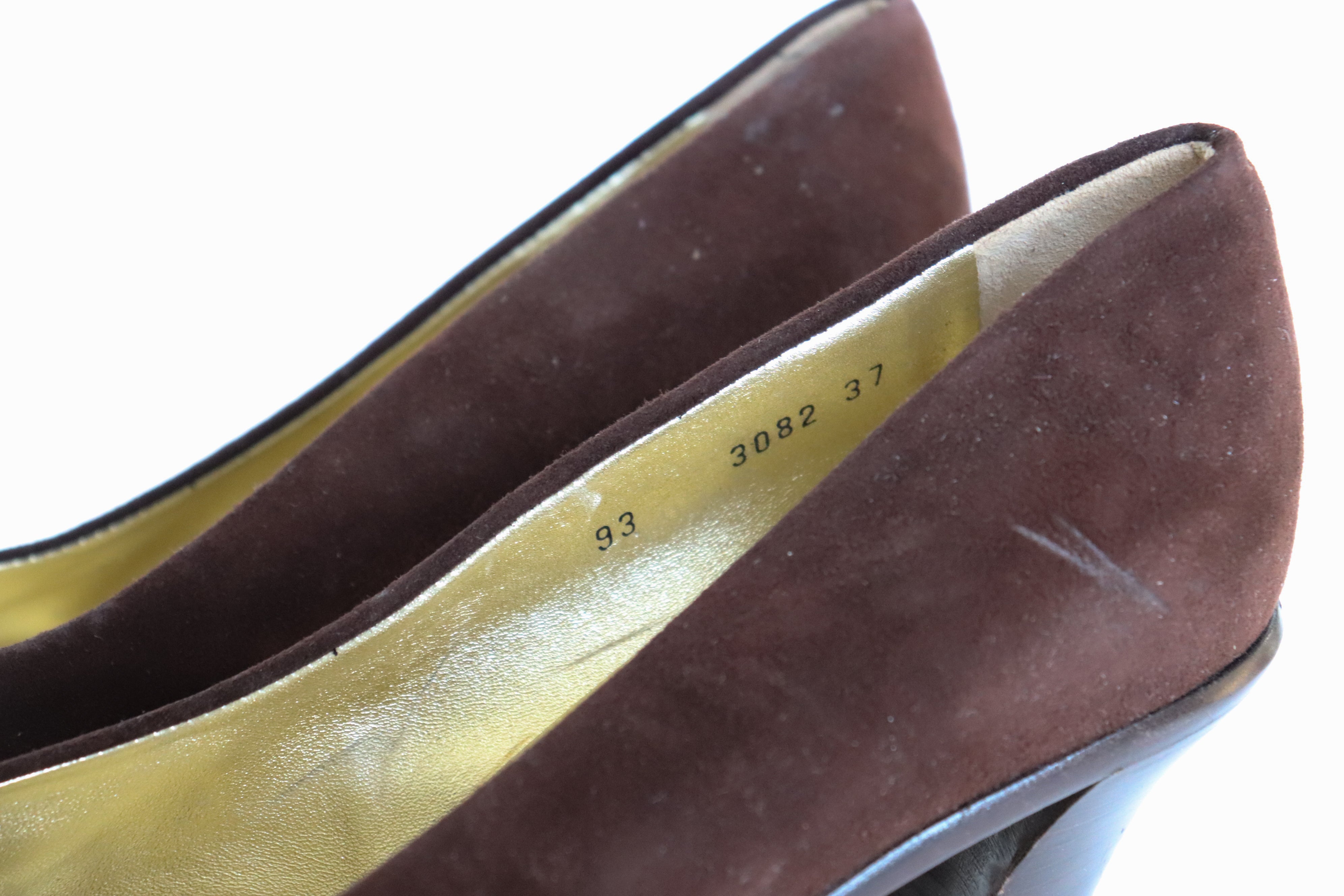 Walter Steiger Suede Leather Shoes - Brown - 37 / UK 4