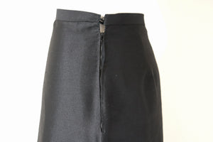 Vintage Black Long Tyrol Skirt - Maxi - XXS / UK 6
