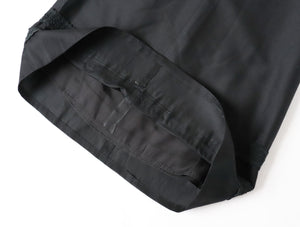 Vintage Black Long Tyrol Skirt - Maxi - XXS / UK 6