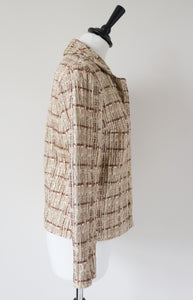 1960s Gold / Cream Jacket - Vintage - S / UK 10