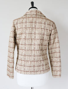 1960s Gold / Cream Jacket - Vintage - S / UK 10