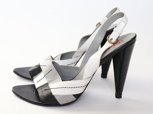 Miu Miu Strappy Sandals - High Heel Shoes - Leather - 40/ UK 7