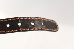 Rainer Rosner Vintage Corset Belt - 1980s - Brown Suede Leather - Wide - Medium