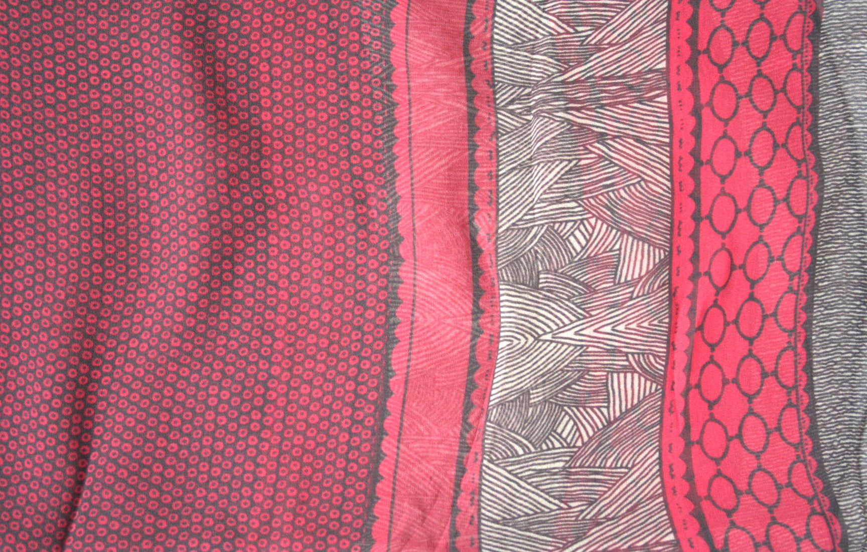 Raffaela D'Angelo chiffon silk shawl - Large