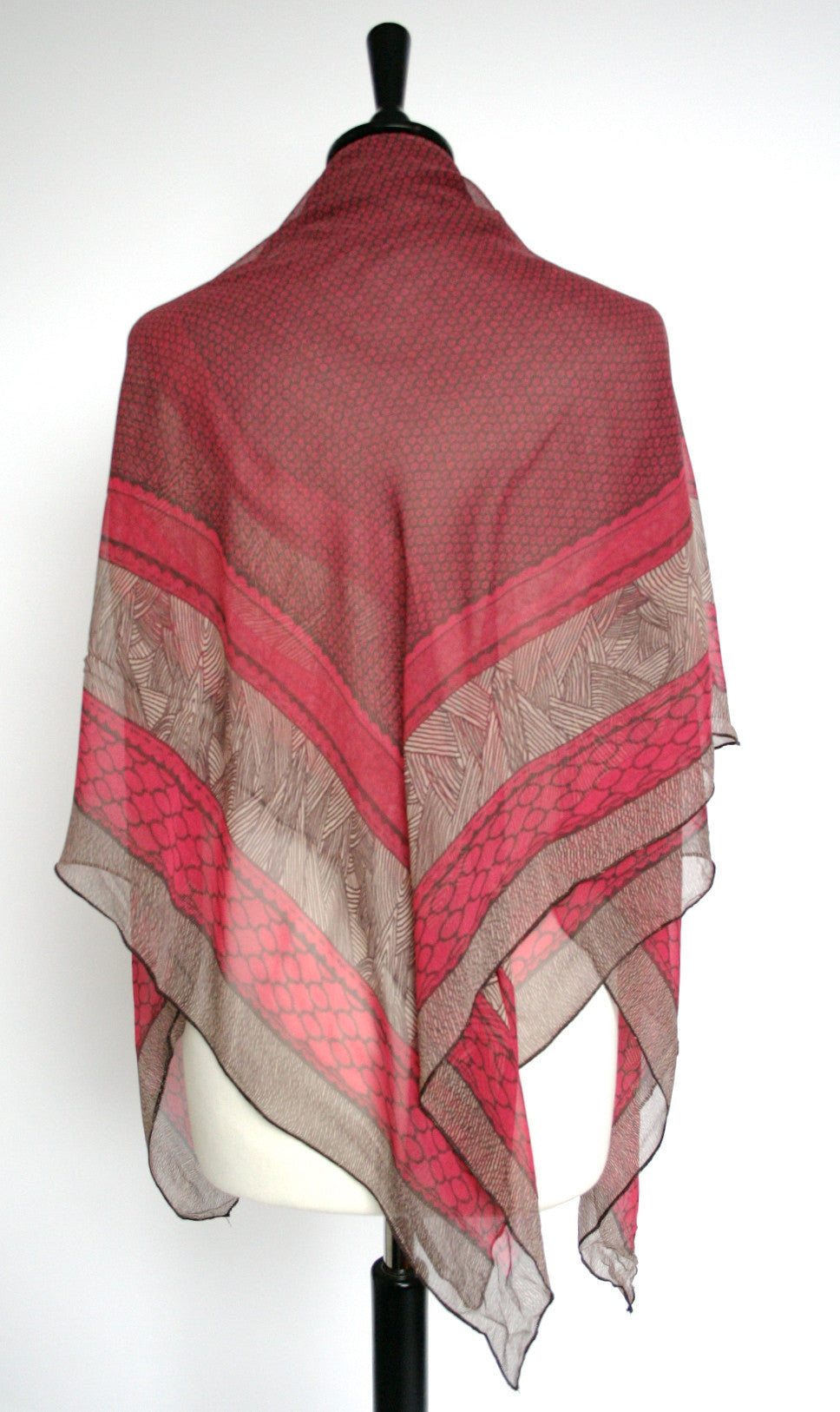 Raffaela D'Angelo chiffon silk shawl