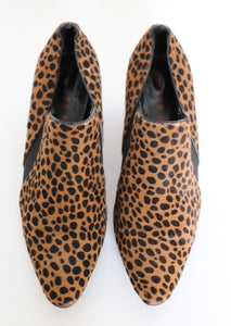 Walter Steiger Shoes - Leopard print Pony skin - Label 39.5  - Fit UK 6 / 39