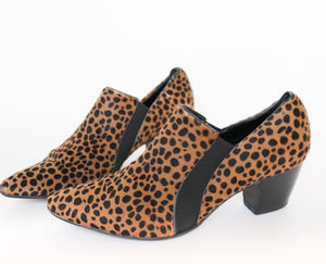 Walter Steiger Shoes - Leopard print Pony skin - Label 39.5  - Fit UK 6 / 39
