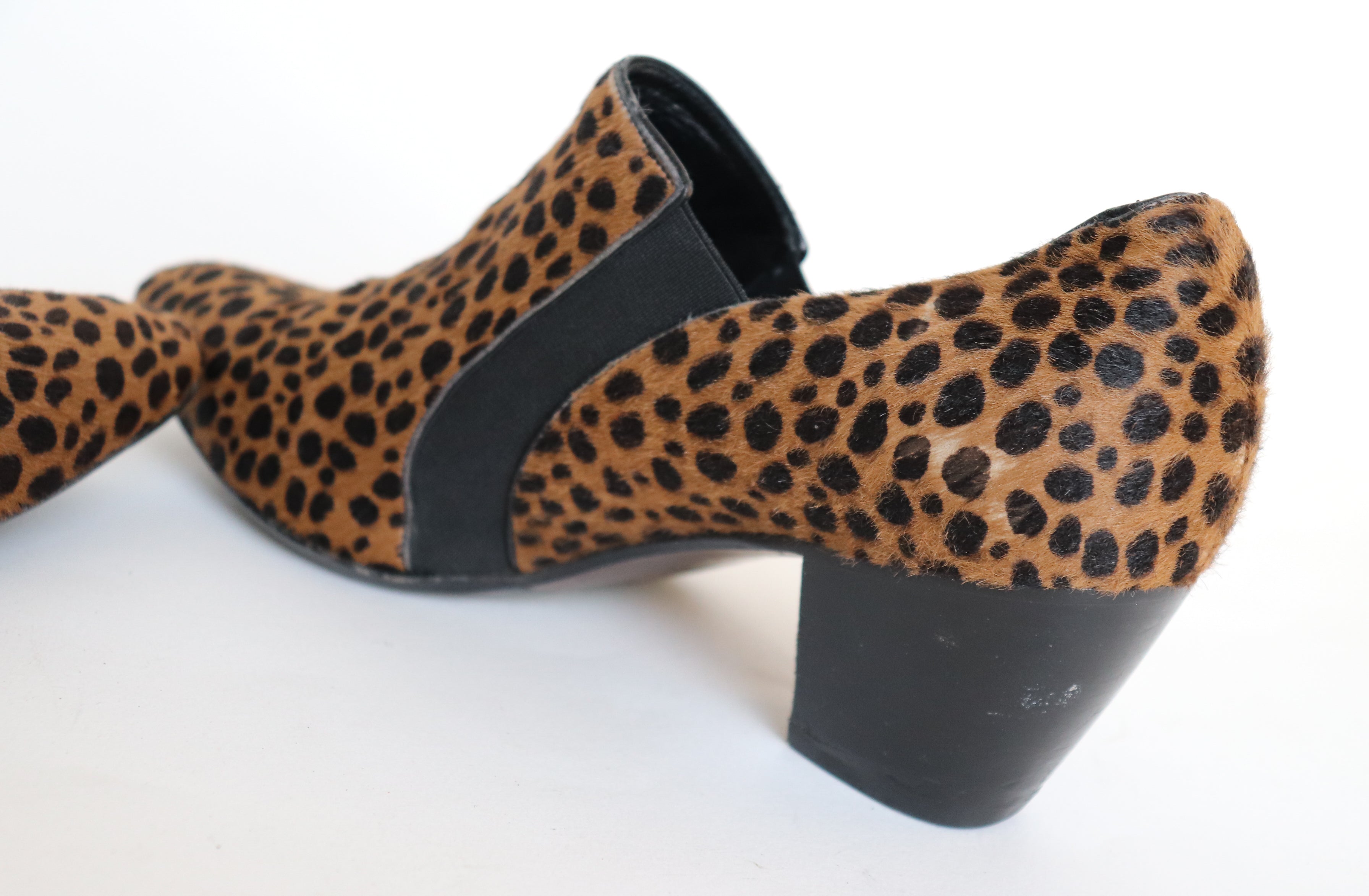 Walter Steiger Shoes - Leopard print Pony skin - Label 39.5  - Fit UK 6 / 39