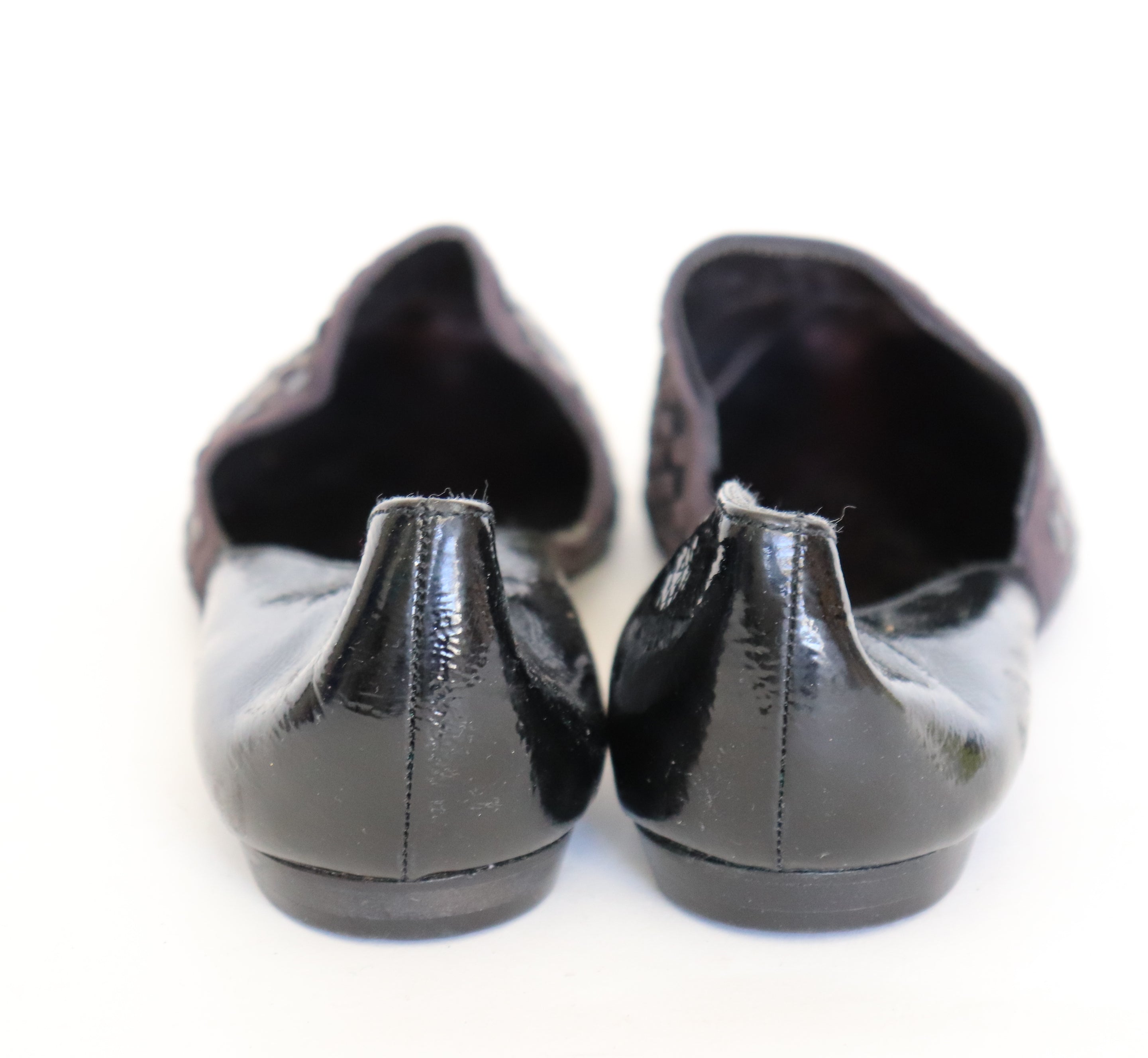 Vintage Woven Leather Flat Shoes - Giulio Dallera - Label 40 ( Fit  39 / UK 6 )