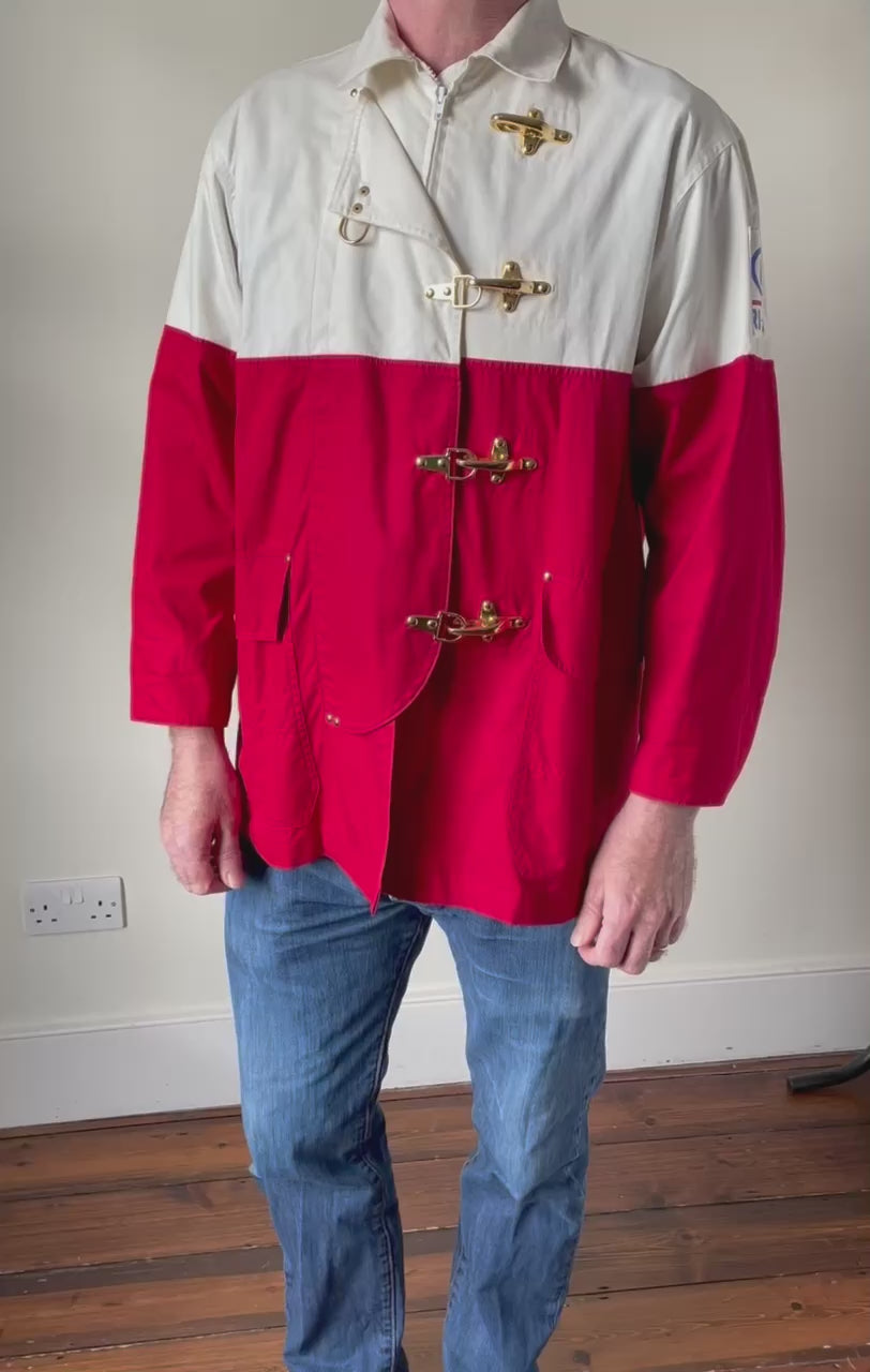 Ralph Lauren Red CP-RL - 93 Jacket - Vintage 90’s - Size Label M (Fit Male S / Female L))